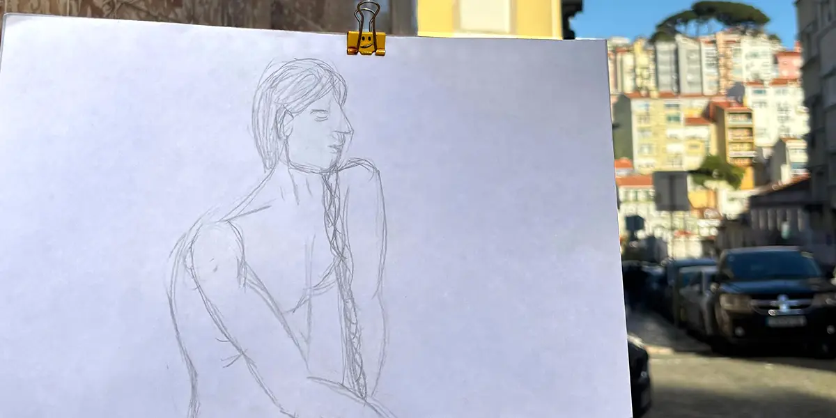 drawing of a naked guy hen party